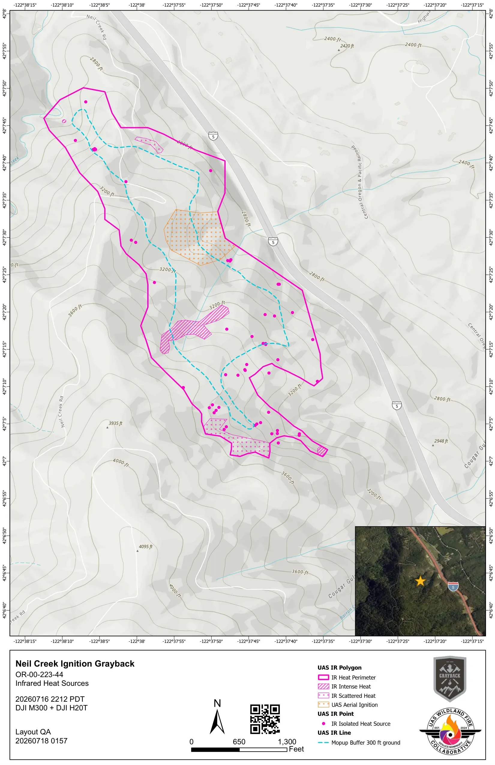 Map template for Grayback Forestry.