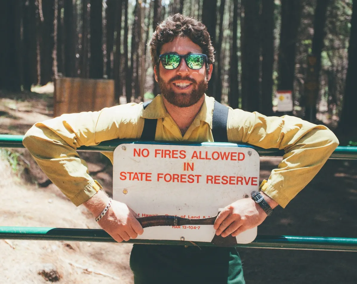 Portrait of Eli Polsky, Founder and Executive Director of UAS Wildland Fire Collaborative.