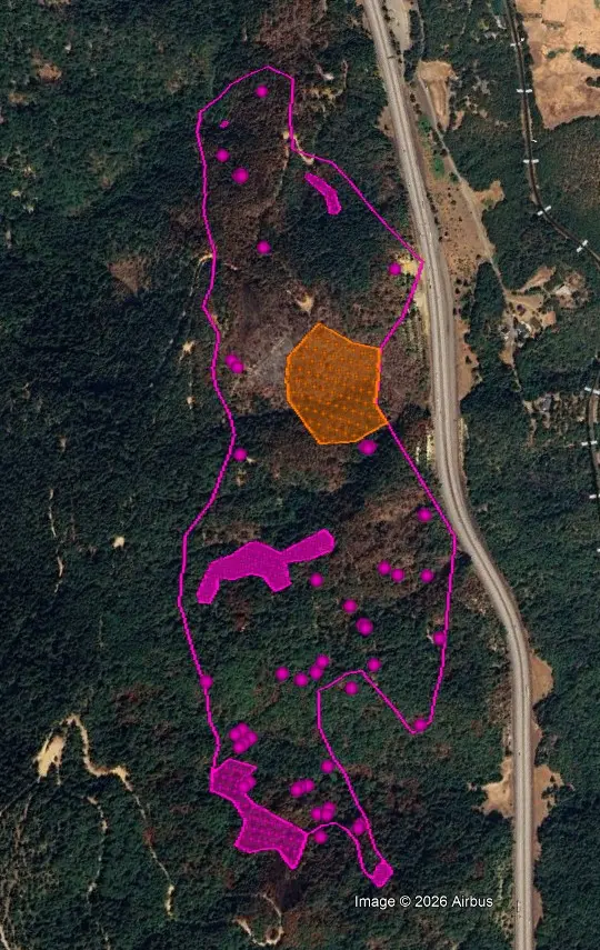 Example KMZ deliverable opened in Google Earth.